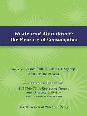 cover image of Waste and Abundance